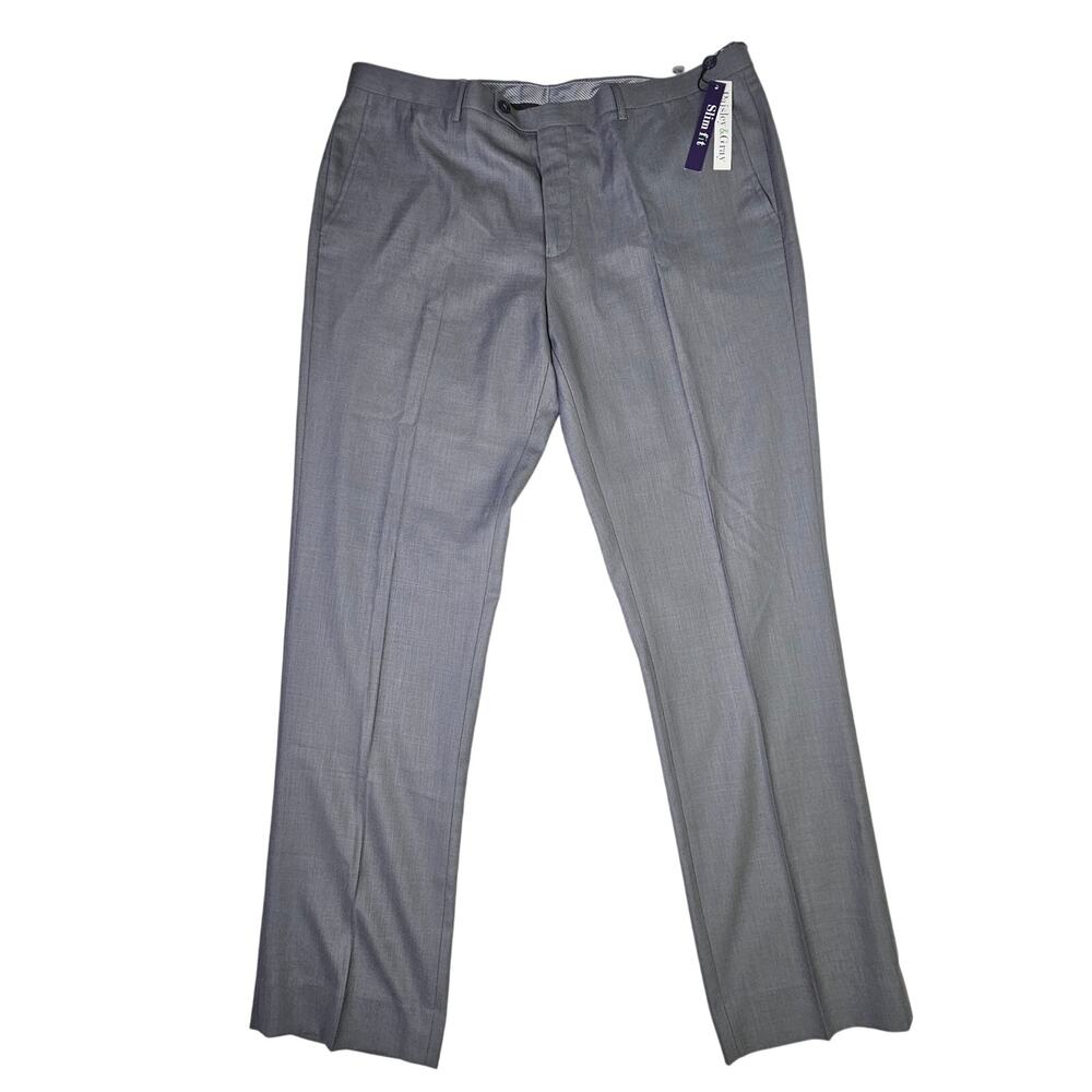 Paisley & Gray Men's Dress Chinos in Light Gray